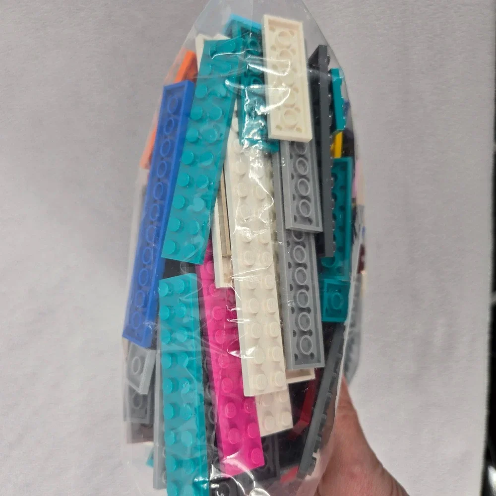 LEGO 1.9lb Bulk Mixed Plates Lot Kids Creative Building Bricks Multi-color